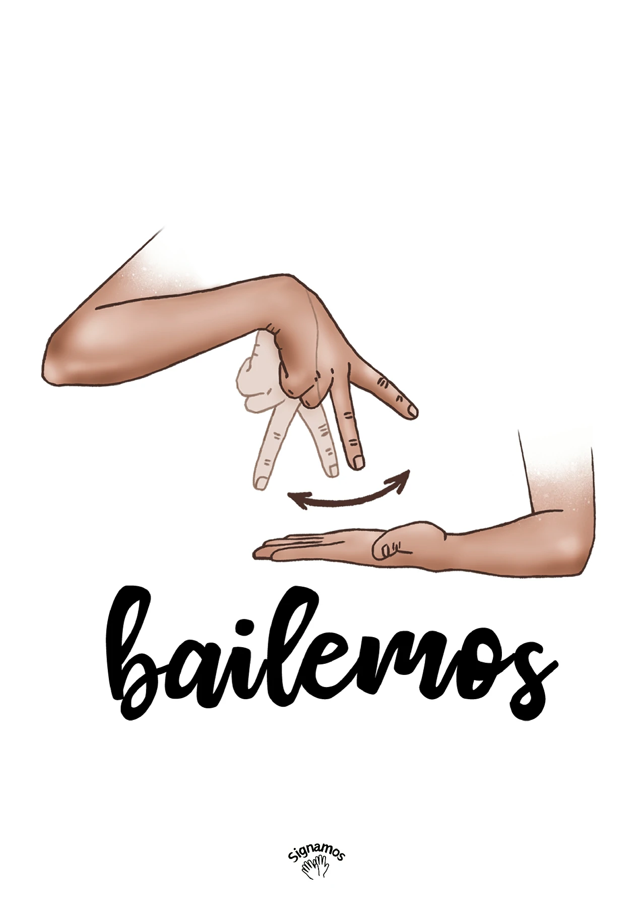 Lámina Bailemos