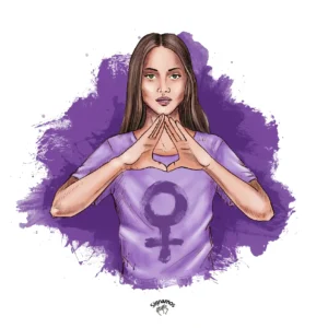Lámina Feminismo Lila