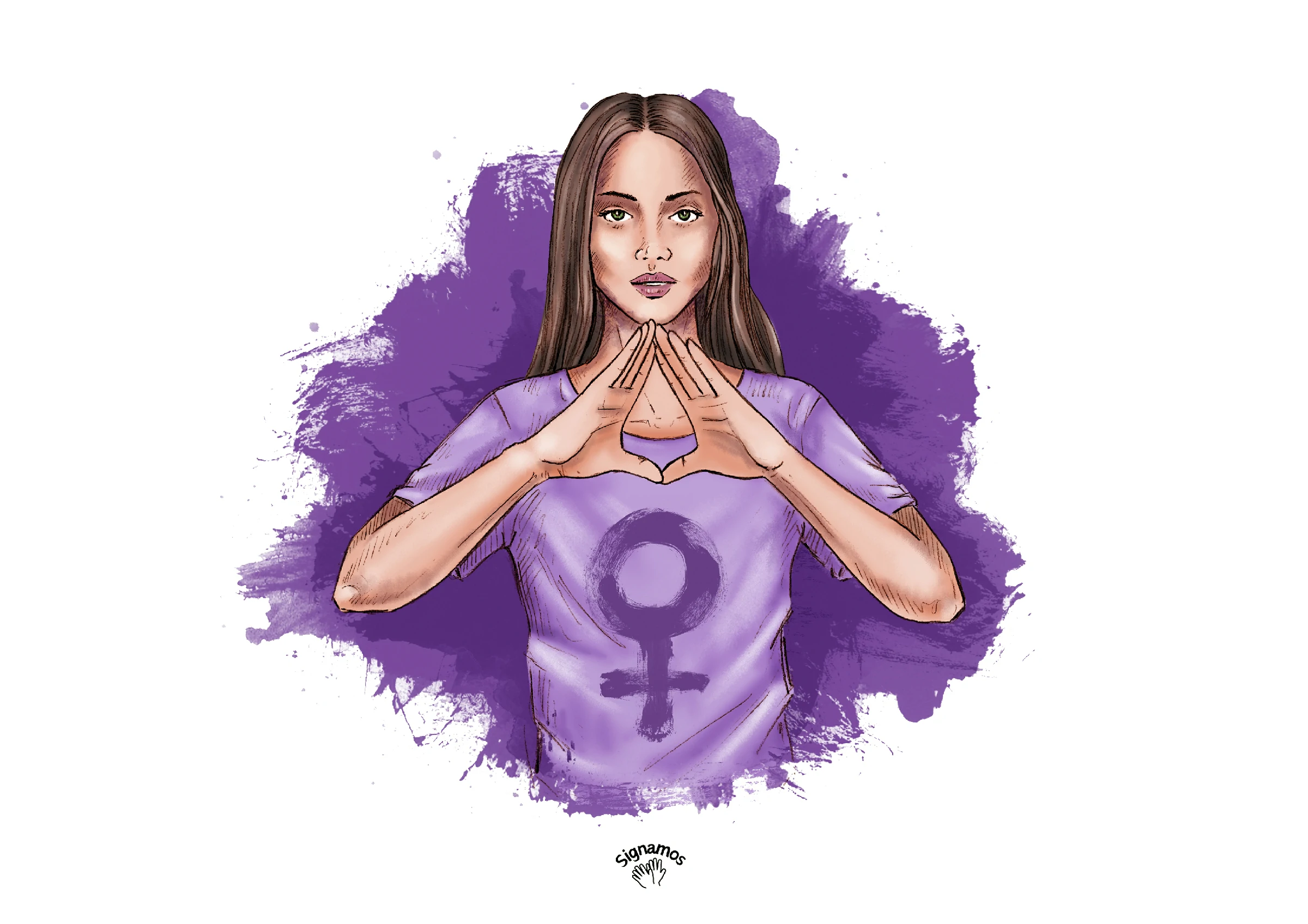 Lámina Feminismo Lila