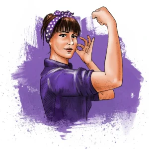 Lámina Lila Mujer