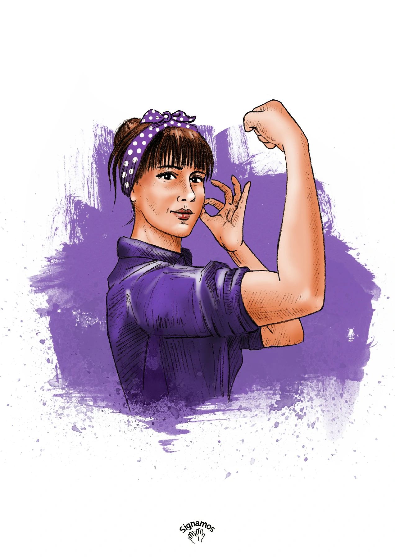 Lámina Lila Mujer