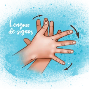 Lámina Lengua de signos